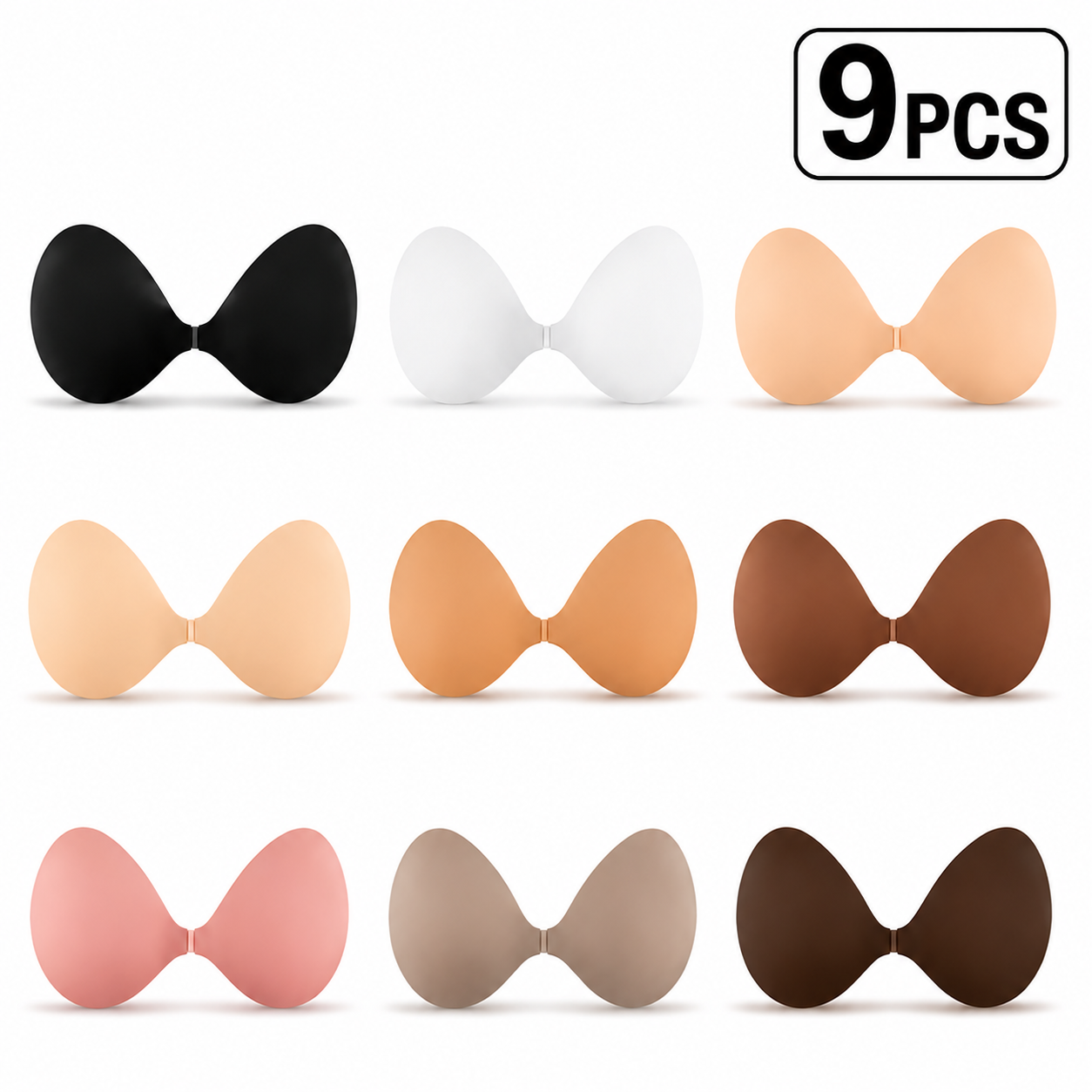 9 PACK-No.1 Push-up Sticky Bra