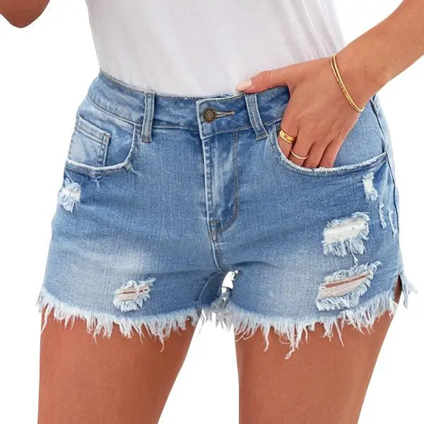 Women's Ivy High Waisted Festival Jean Shorts