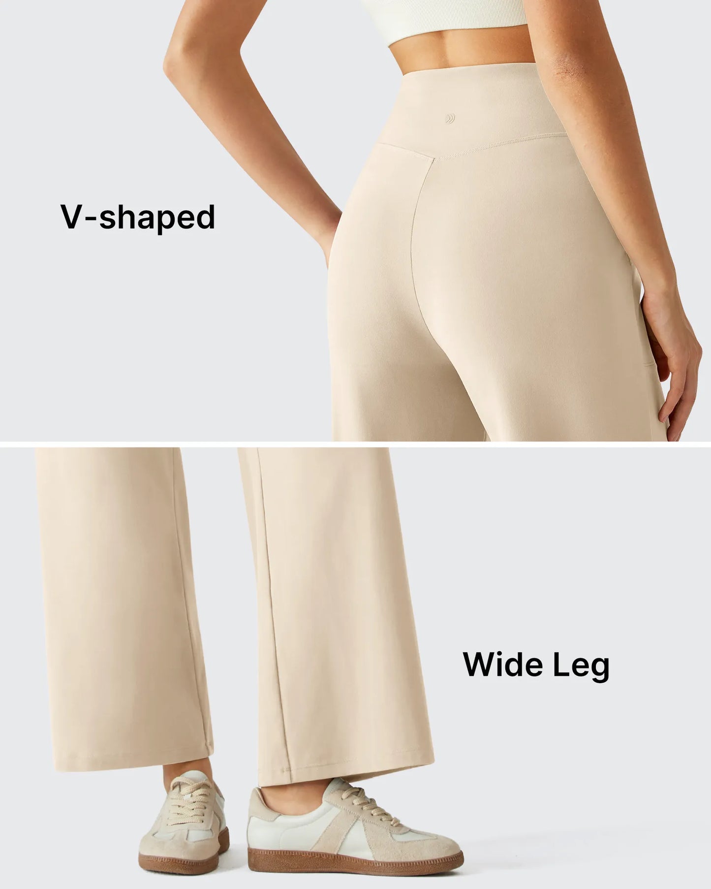 Pantalones de Yoga Anchos Hasta el Tobillo BareFeel de Gran Elasticidad