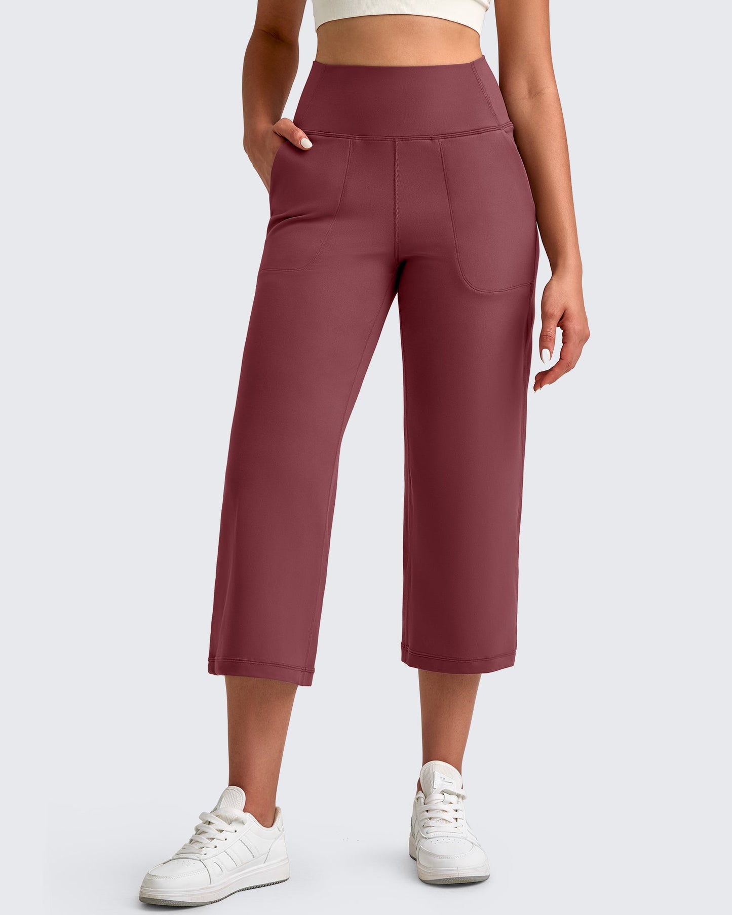 Pantalones Capri de tiro alto BareFeel