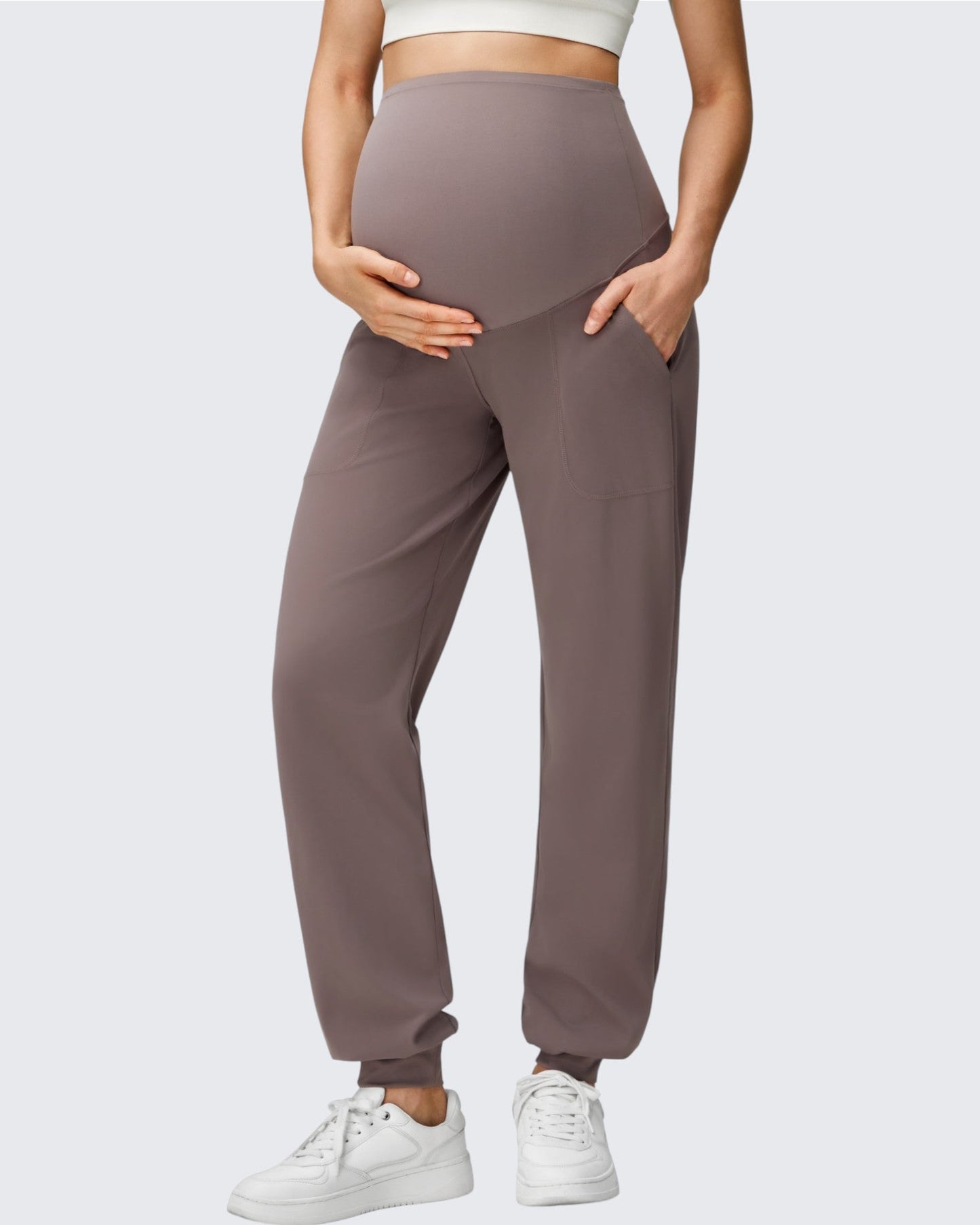 Pantalones de chándal EverGoing Maternity Workout por encima del vientre