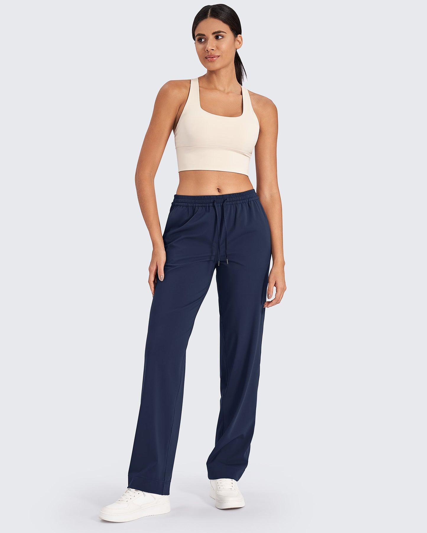 Pantalones rectos ShiftReady Business con cordón