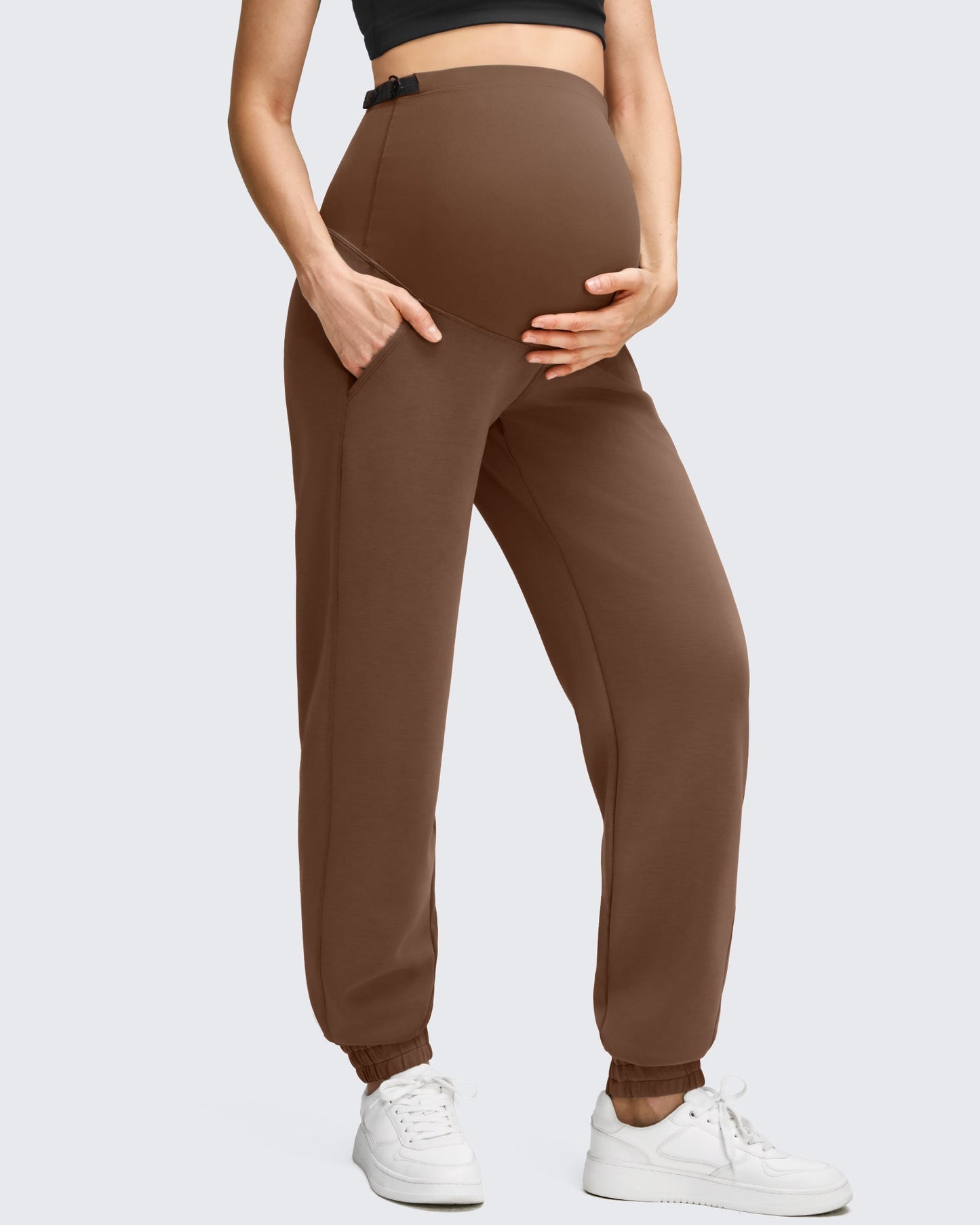 Pantalones deportivos tipo jogger Smoofit con bolsillos sobre el vientre