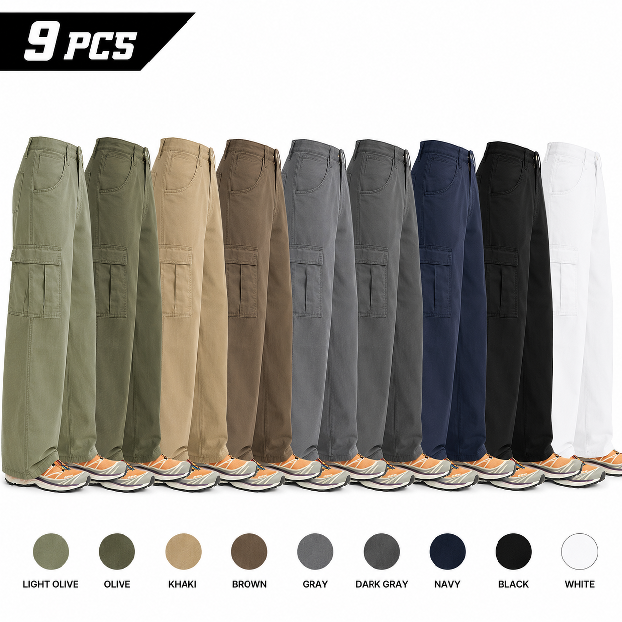 Tactical Pants, Water Resistant Ripstop Cargo Pants