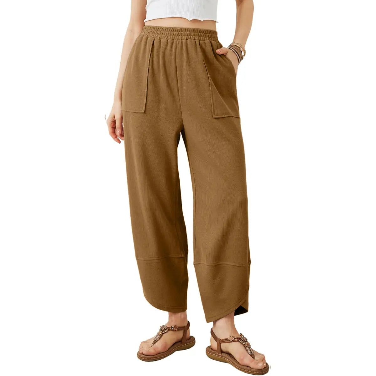 Women's Baggy Wide-Leg Trousers