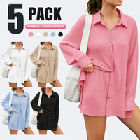 Gauze Shirt & Shorts Set*5