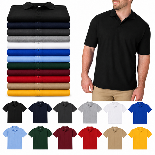100% Cotton polo for Men and Women