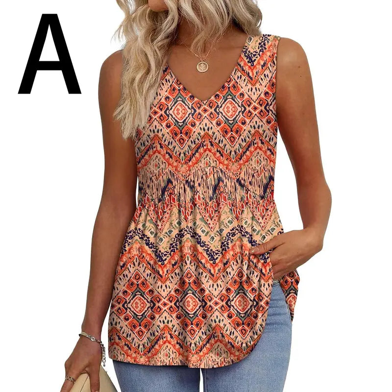 Womens Tank Tops 2026 Flowy Peplum Tops