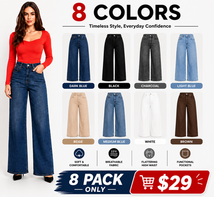 Women's Extra High-Waisted Super Wide-Leg Jeans