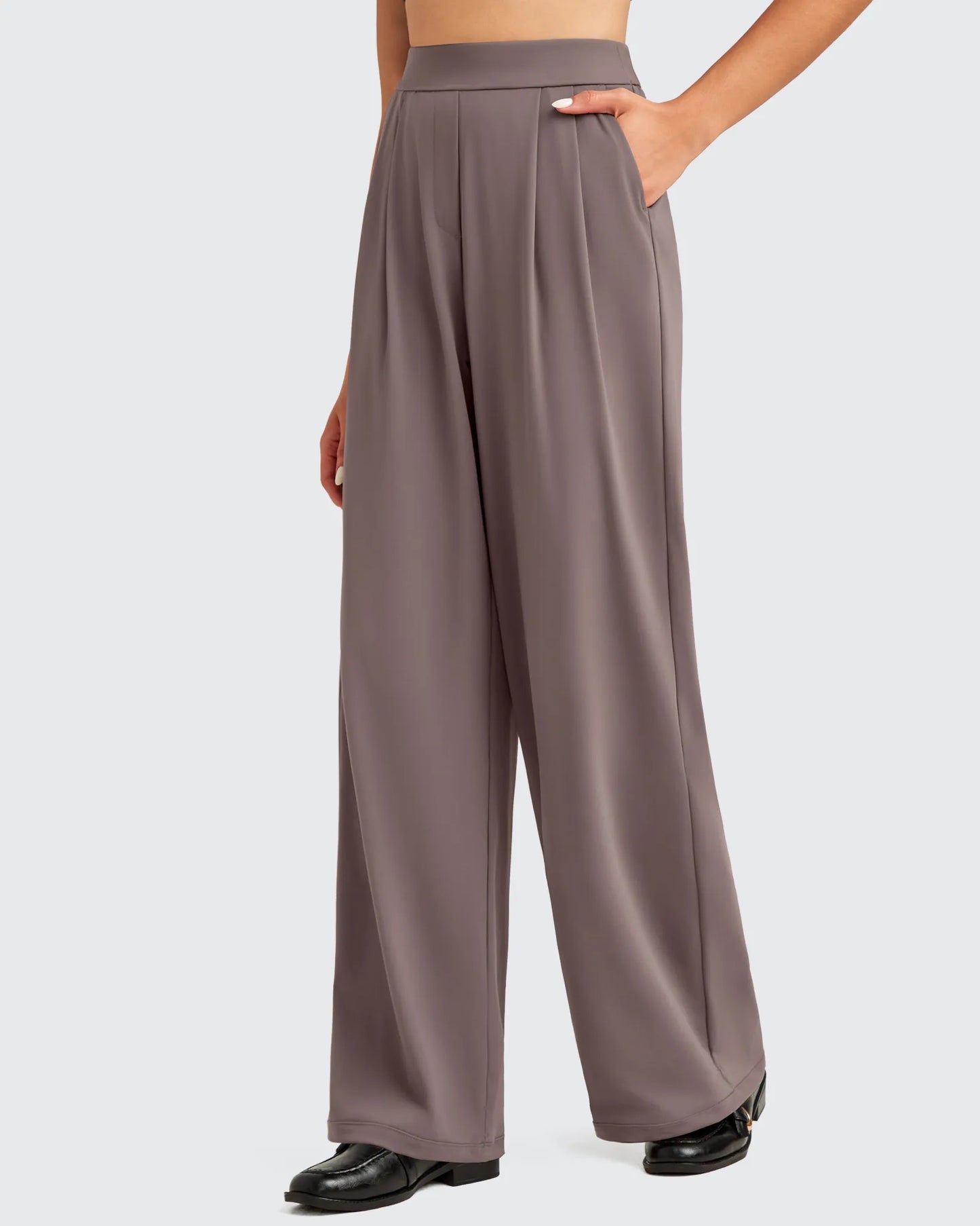 Pantalones Casuales de Vestir de Talle Alto ShiftReady
