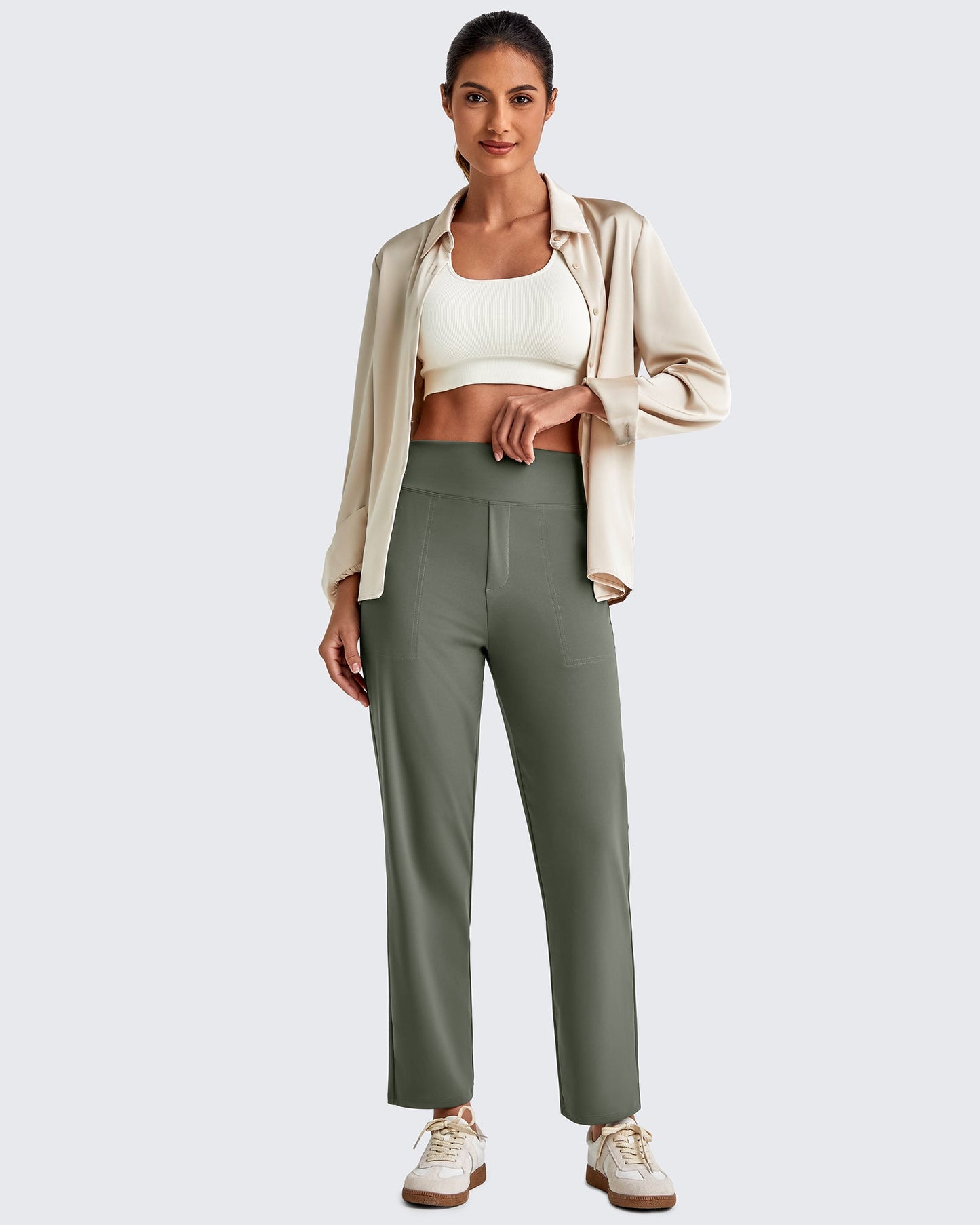 Pantalones de trabajo informales de negocios ShiftReady Crop