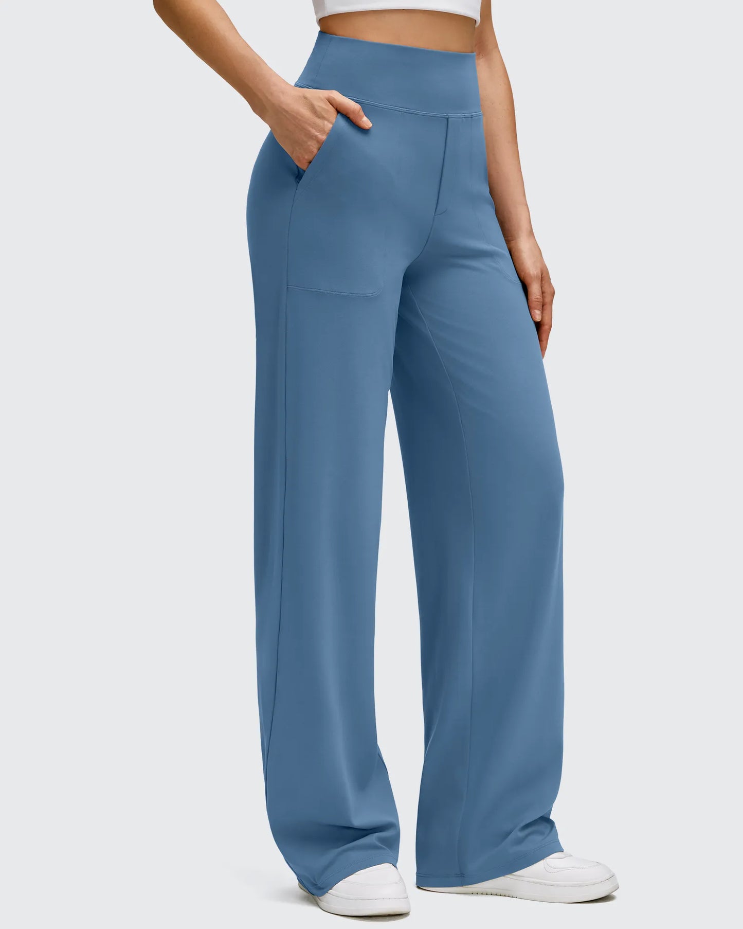 Pantalones de yoga de pierna ancha de alta elasticidad BareFeel