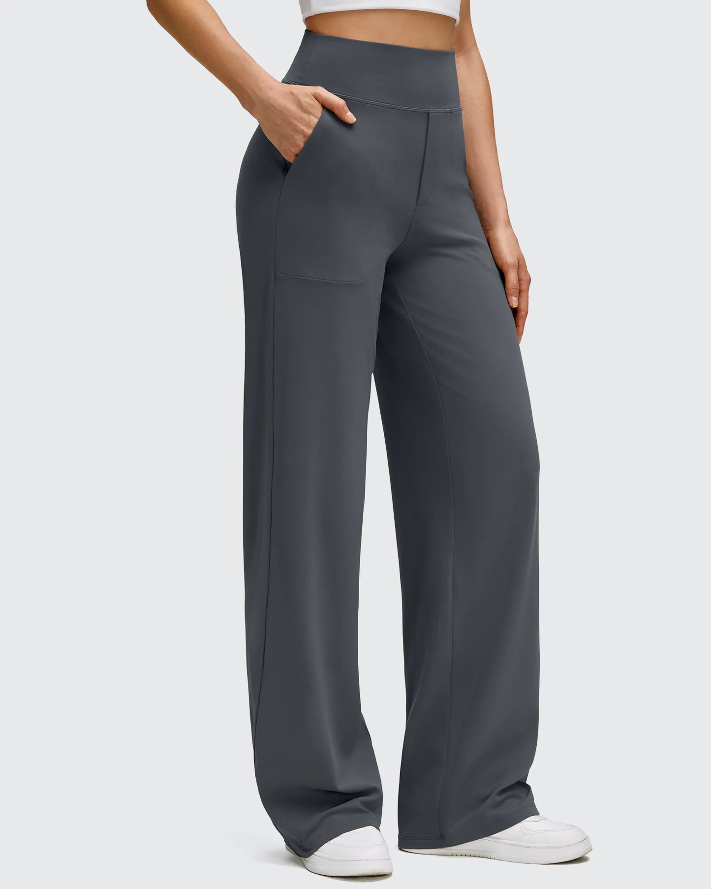Pantalones de yoga de pierna ancha de alta elasticidad BareFeel