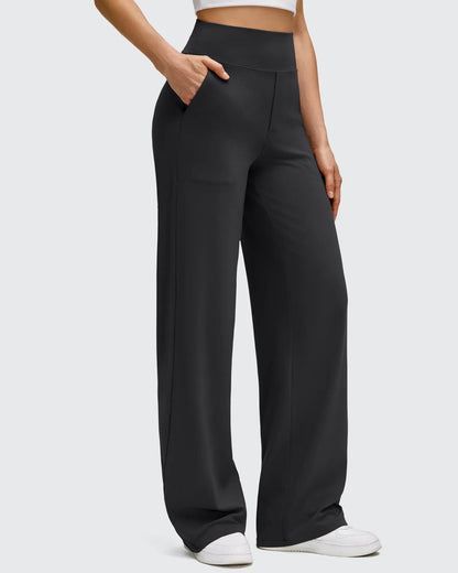 Pantalones de yoga de pierna ancha de alta elasticidad BareFeel