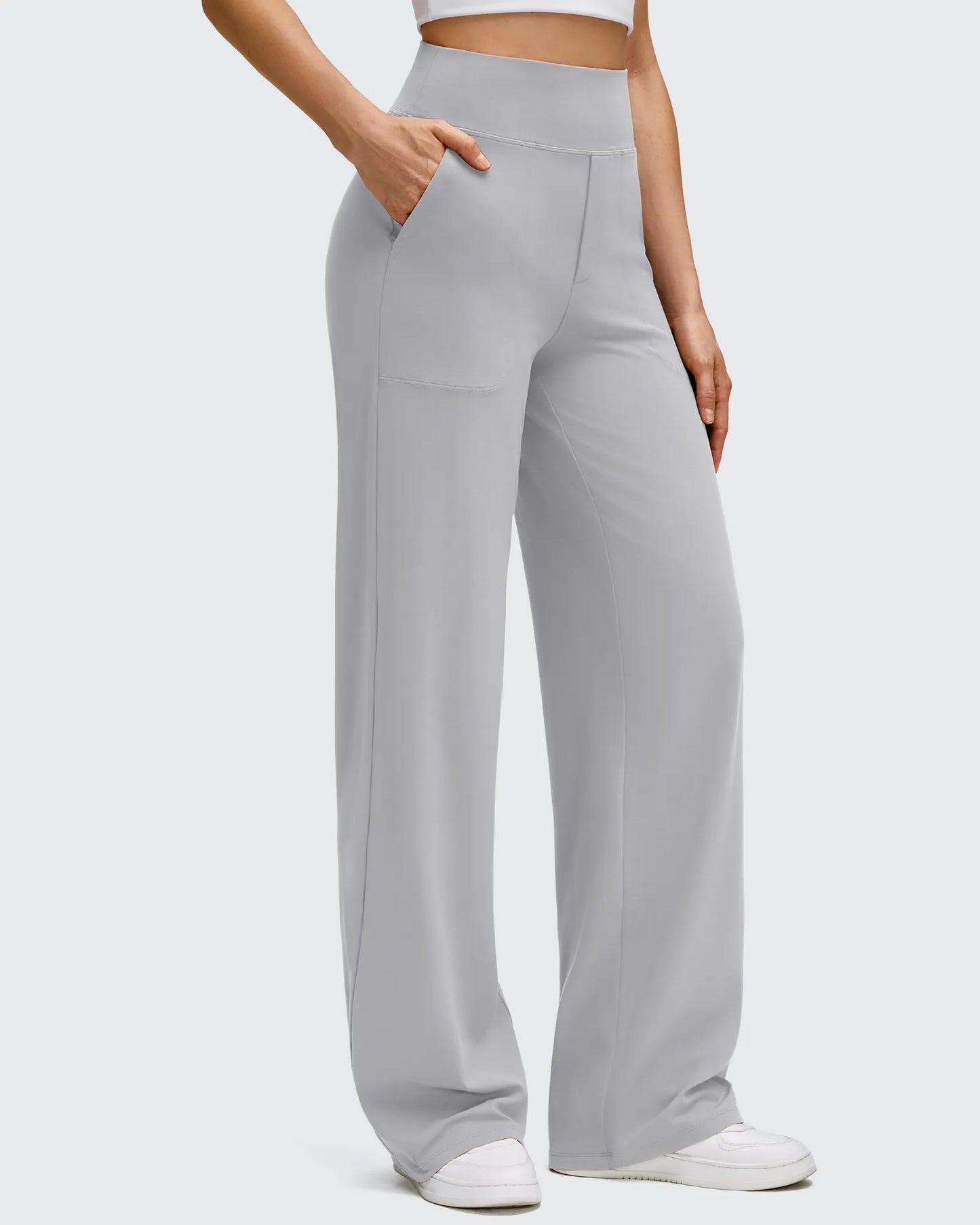 Pantalones de yoga de pierna ancha de alta elasticidad BareFeel