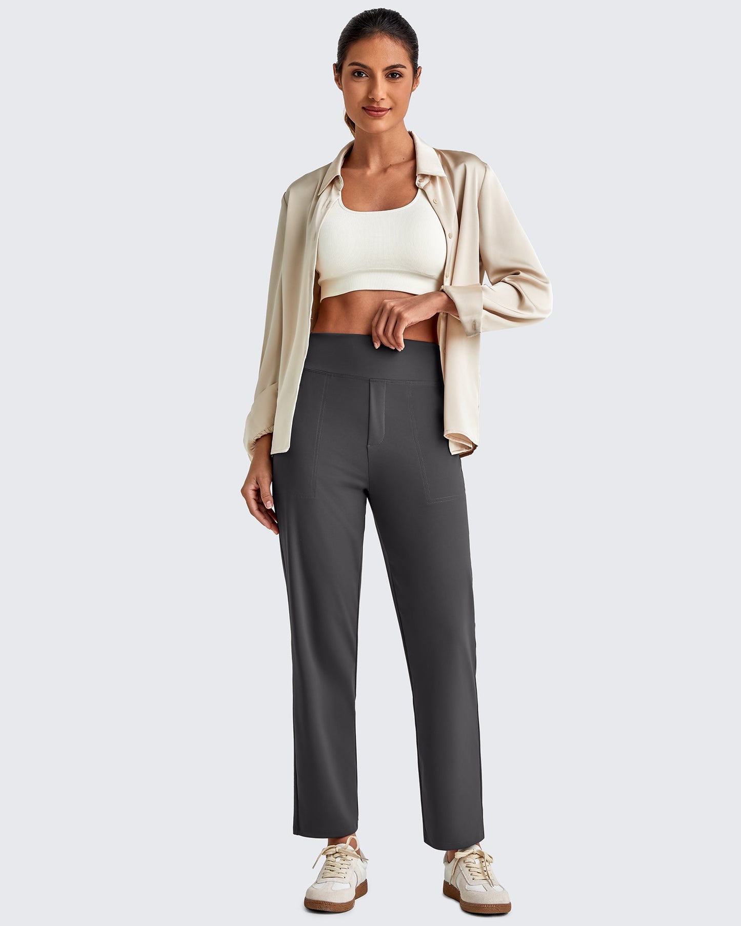 Pantalones de trabajo informales de negocios ShiftReady Crop
