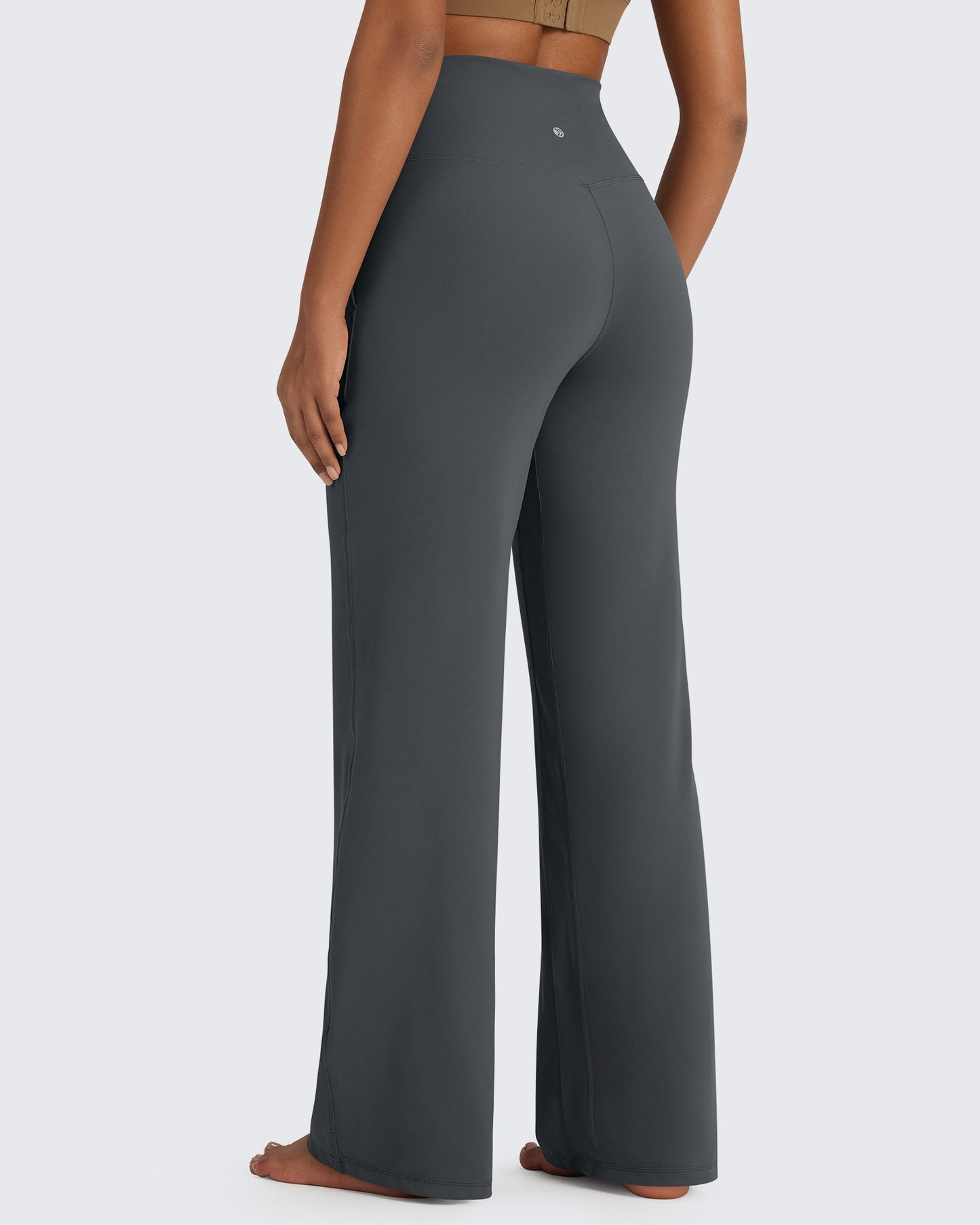 BareFeel Pantalones Elegantes de Tiro Alto Sin Costuras (Talla Alta)