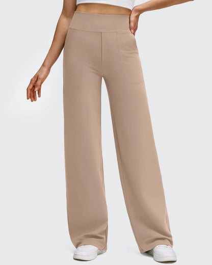 Pantalones de yoga de pierna ancha de alta elasticidad BareFeel