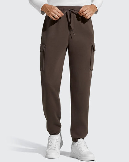 Pantalones cargo Flurrylux de algodón con forro polar y cordón para hombre