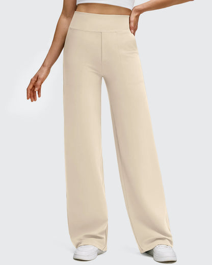 Pantalones de yoga de pierna ancha de alta elasticidad BareFeel