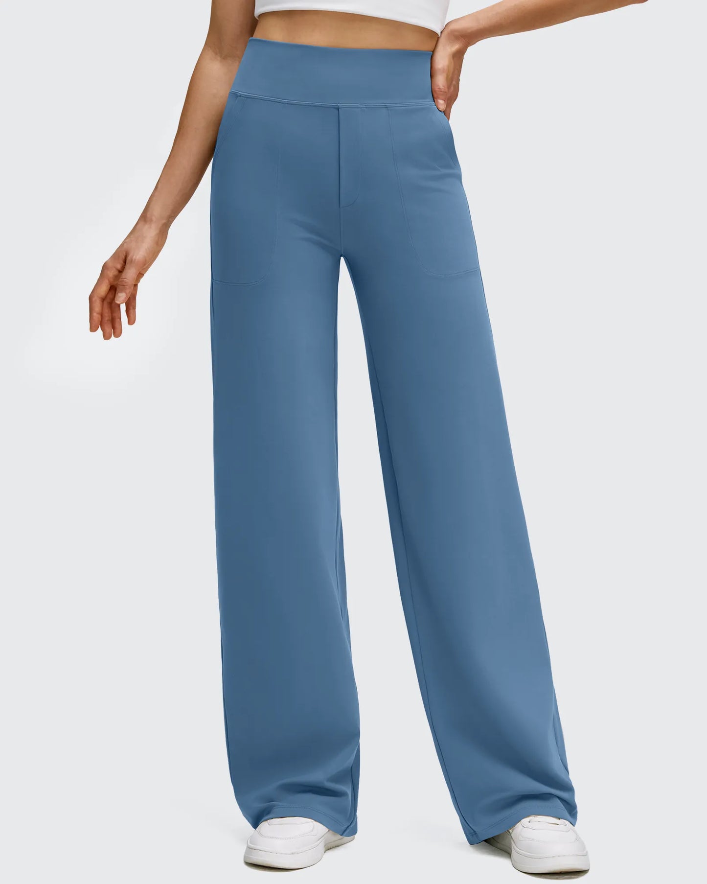 Pantalones de yoga de pierna ancha de alta elasticidad BareFeel