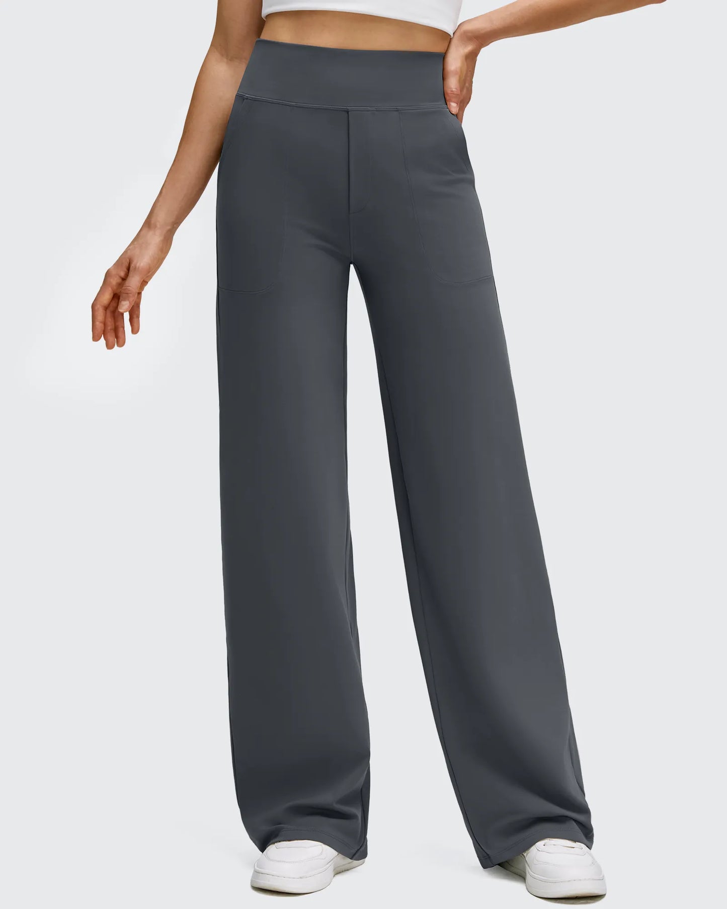 Pantalones de yoga de pierna ancha de alta elasticidad BareFeel