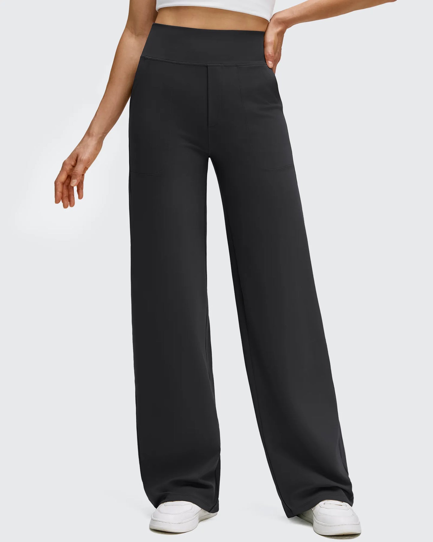 Pantalones de yoga de pierna ancha de alta elasticidad BareFeel