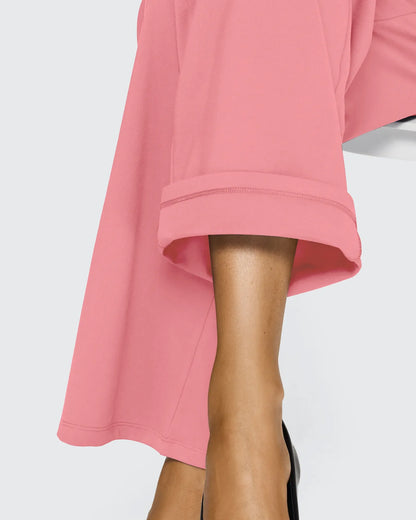 Pantalones casuales de negocios de talle alto EverGoing sueltos de 29''