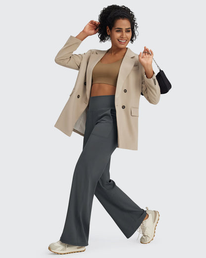 Pantalones de vestir de talle alto sin costuras BareFeel