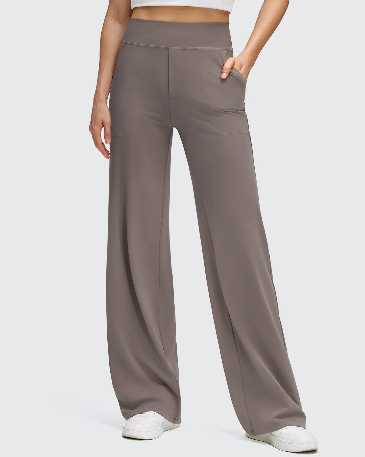 Pantalones de yoga de pierna ancha de alta elasticidad BareFeel