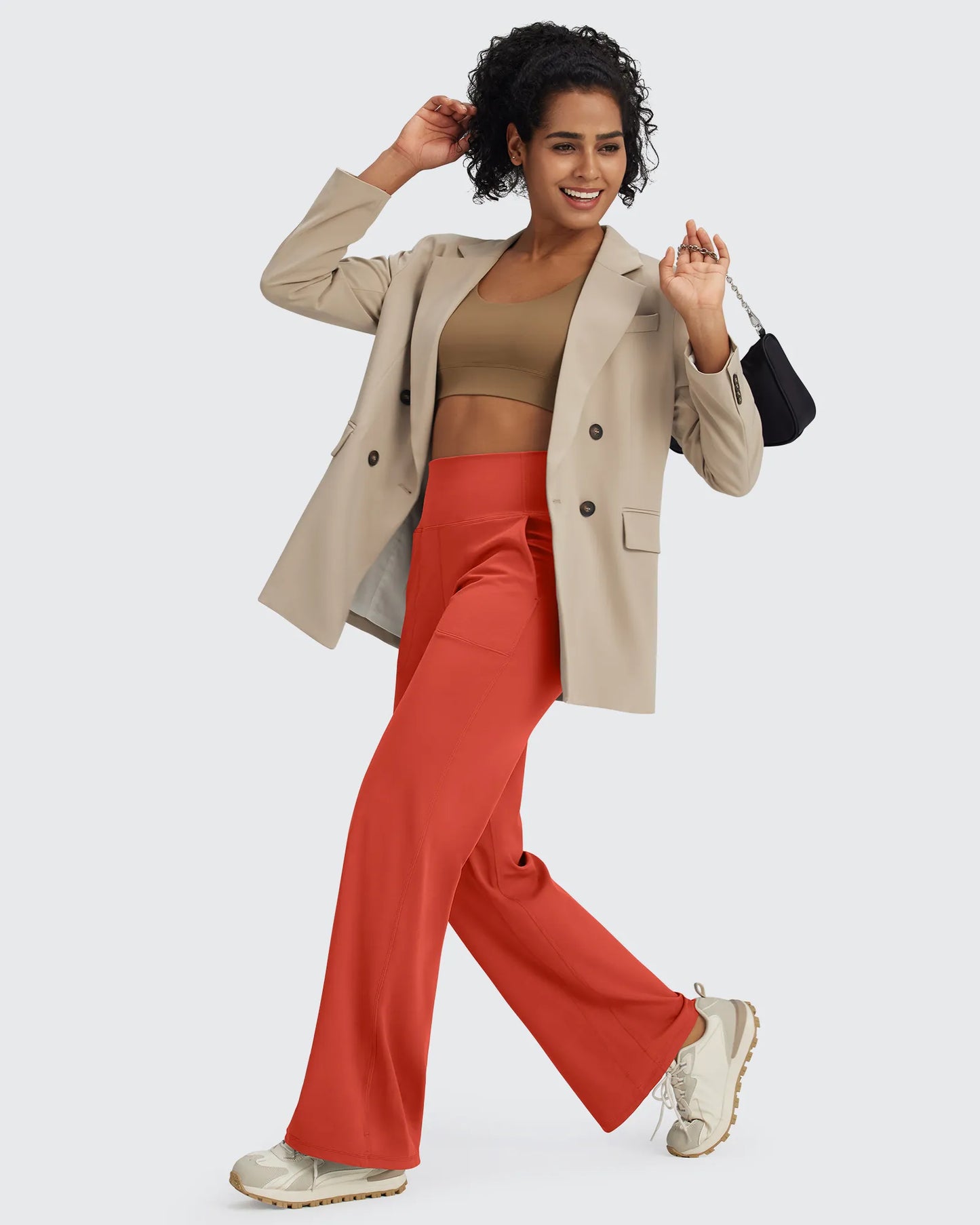 Pantalones de vestir de talle alto sin costuras BareFeel