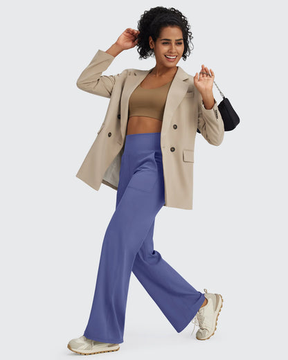Pantalones de vestir de talle alto sin costuras BareFeel