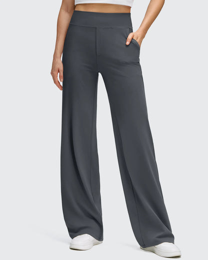 Pantalones de yoga de pierna ancha de alta elasticidad BareFeel