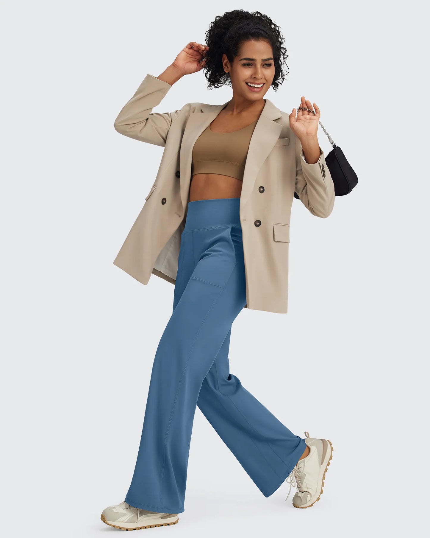 Pantalones de vestir de talle alto sin costuras BareFeel