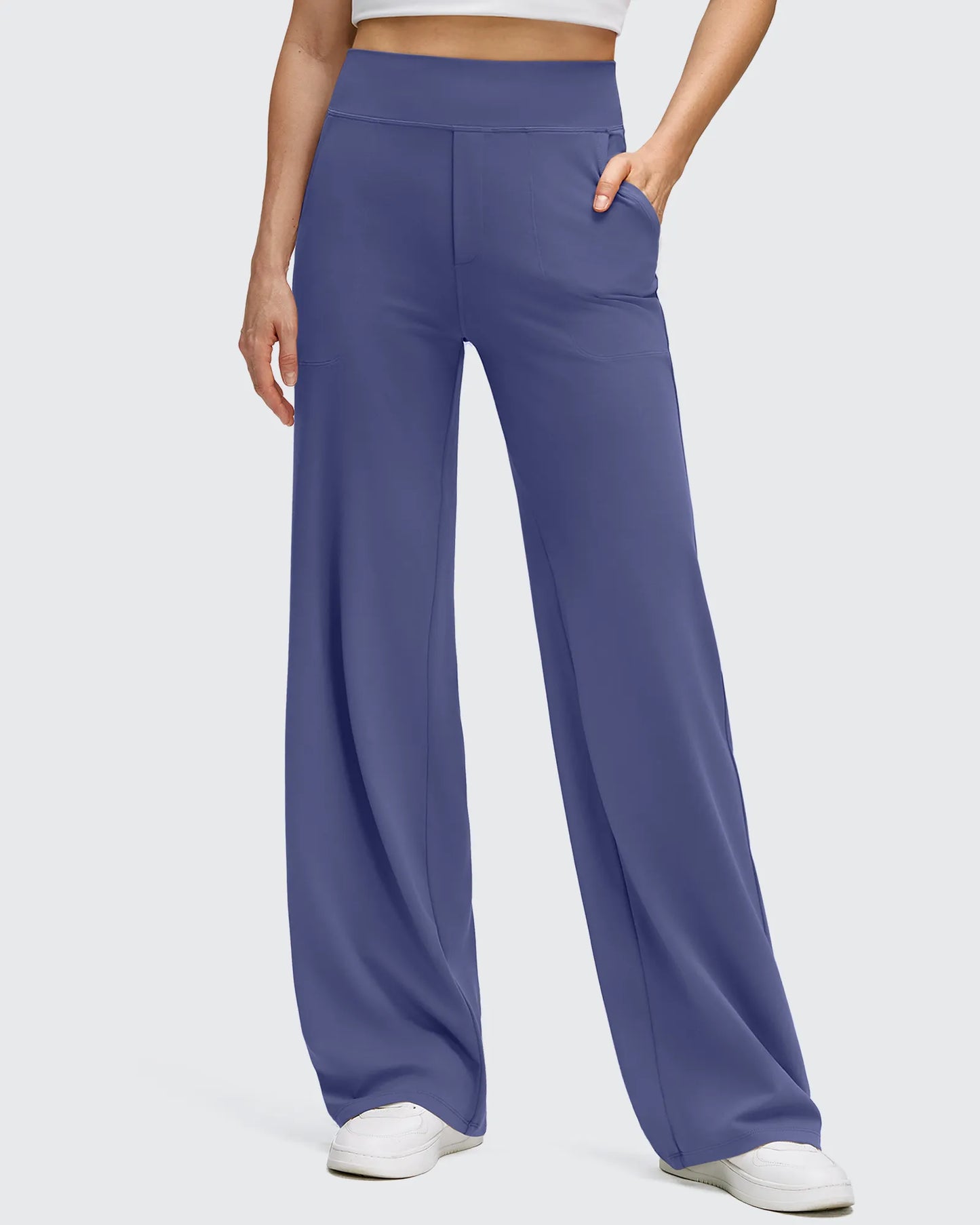 Pantalones de yoga de pierna ancha de alta elasticidad BareFeel