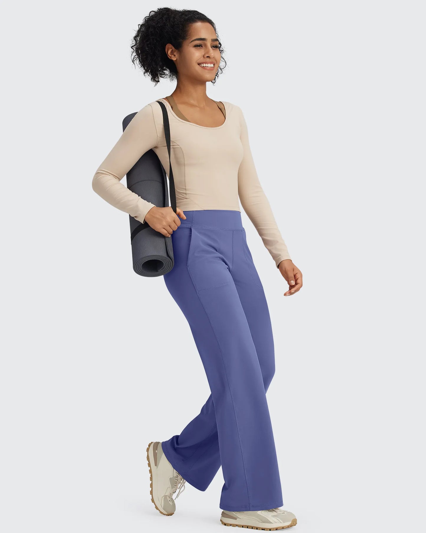 Pantalones de vestir de talle alto sin costuras BareFeel