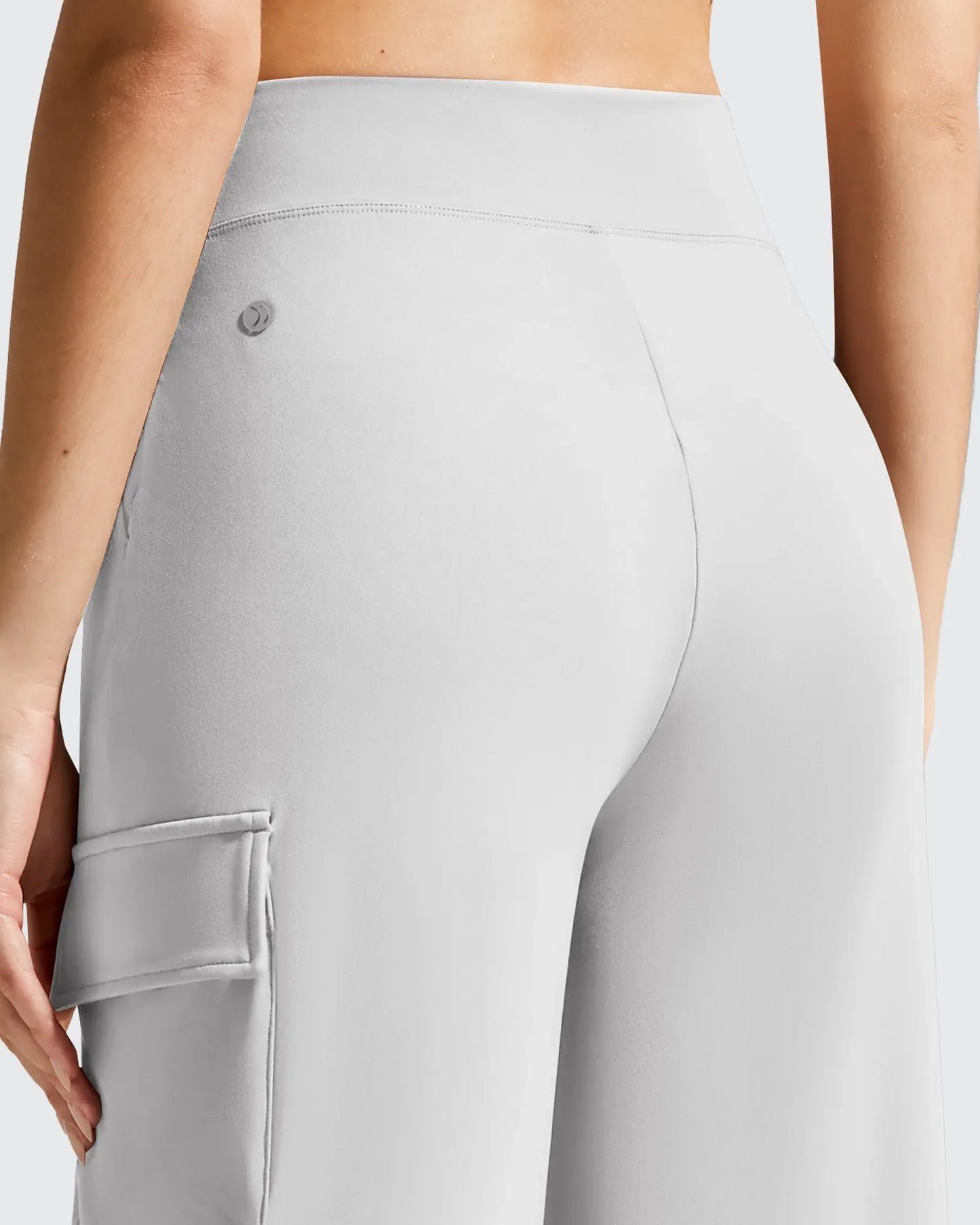 Pantalones cargo de pierna ancha EverGoing de cintura alta con 4 bolsillos