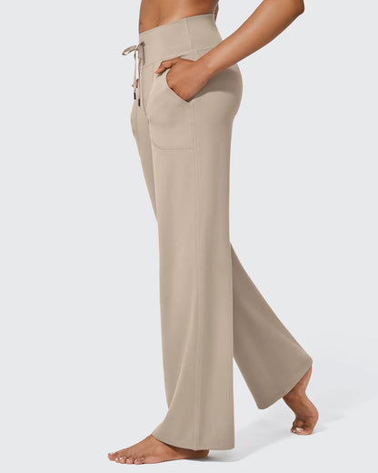 Pantalones anchos de cintura alta EverGoing Business Casual Regular