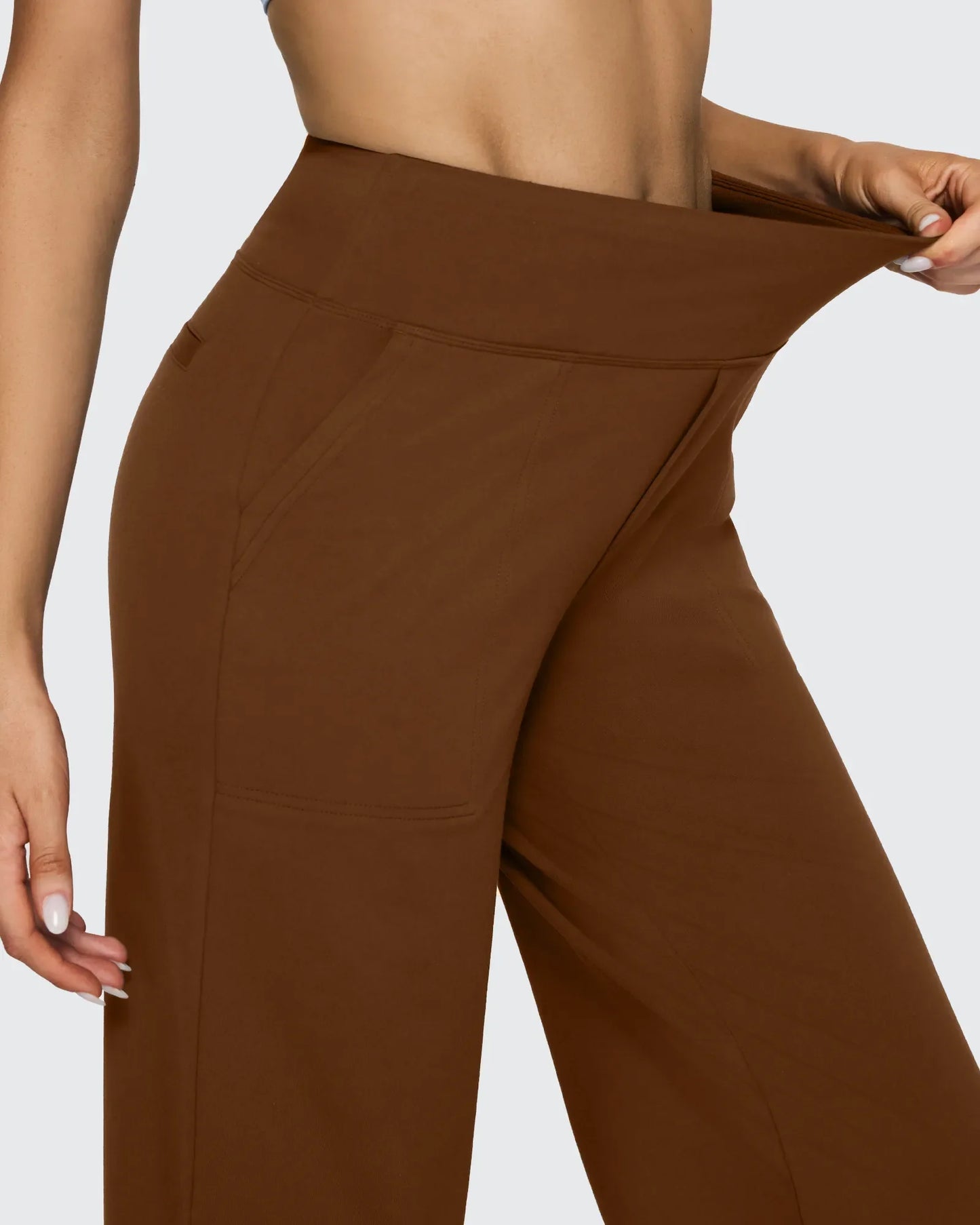 Pantalones de Negocios Informales de Talle Alto Sueltos EverGoing 27''