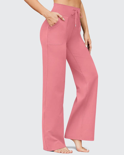 Pantalones anchos de cintura alta EverGoing Business Casual Regular