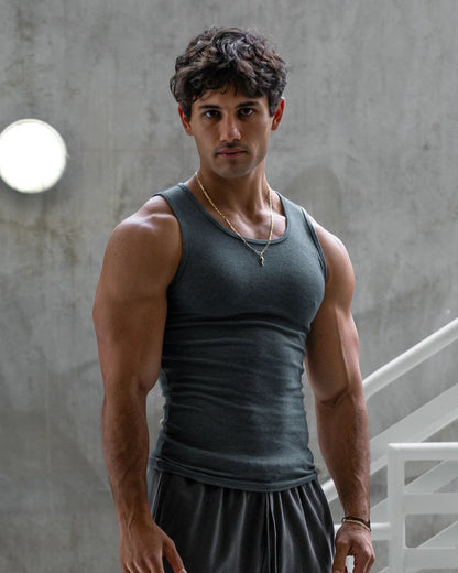(3-Pack)Premium Ultra-Soft Cotton Fitted Tank