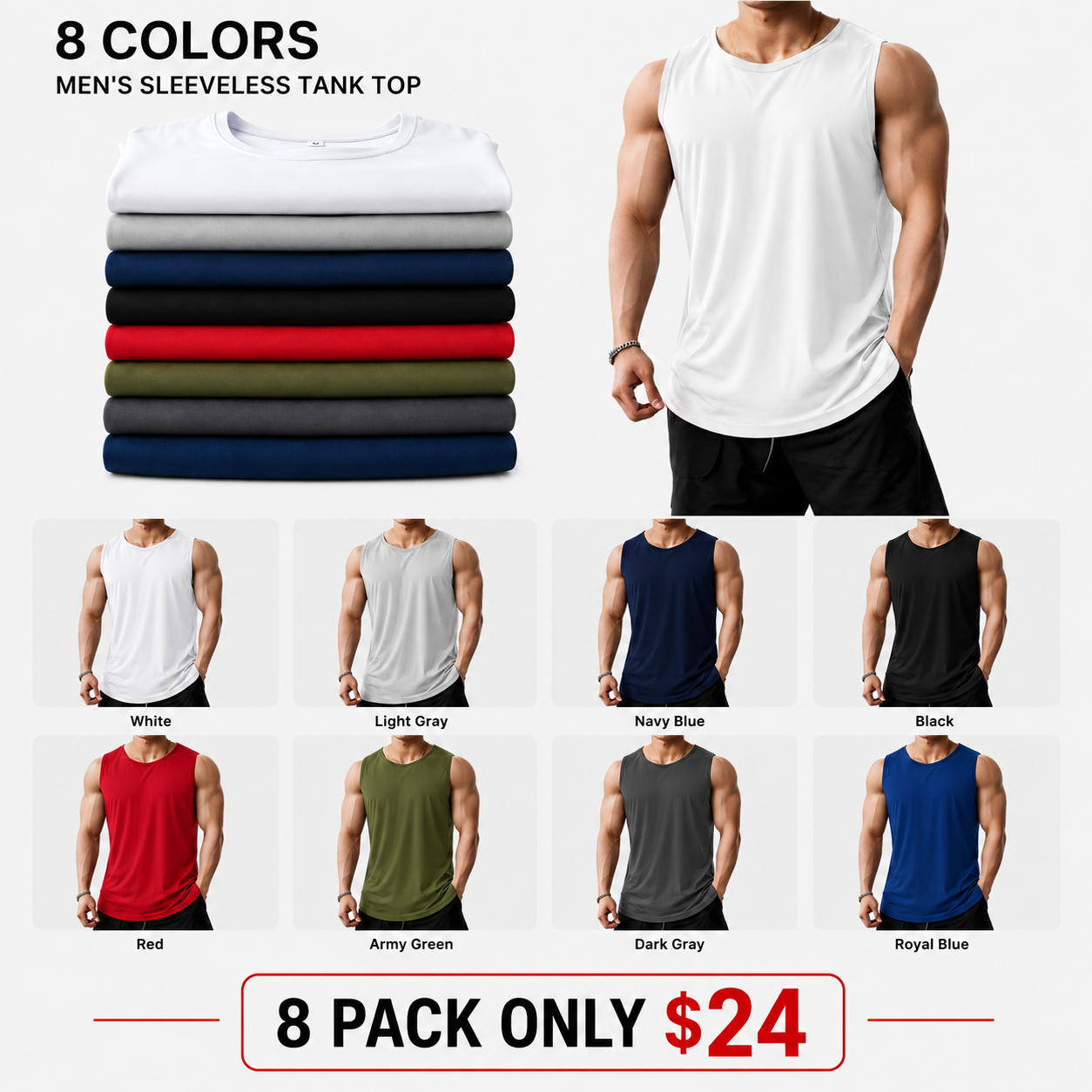 Tank Tops UPF 50+,Training Tees