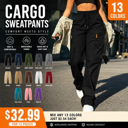 ⚡Last stock⚡- Women's Lightweight, Soft Summer Cargo Pants