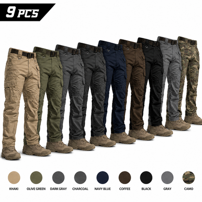 Tactical Pants, Water Resistant Ripstop Cargo Pants
