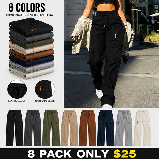 ⚡Last stock⚡- Women's Lightweight, Soft Summer Cargo Pants