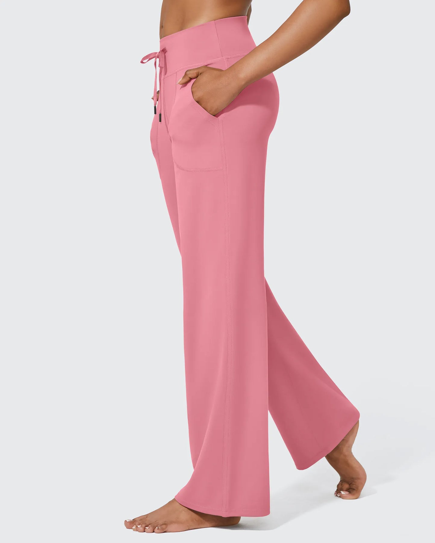 Pantalones anchos de cintura alta EverGoing Business Casual Regular
