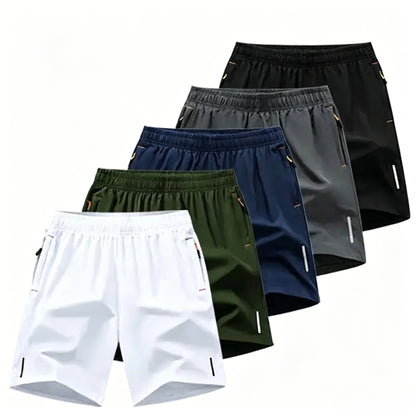 (5-Pack)Men's 5-Pack Quick-Dry Athletic Shorts