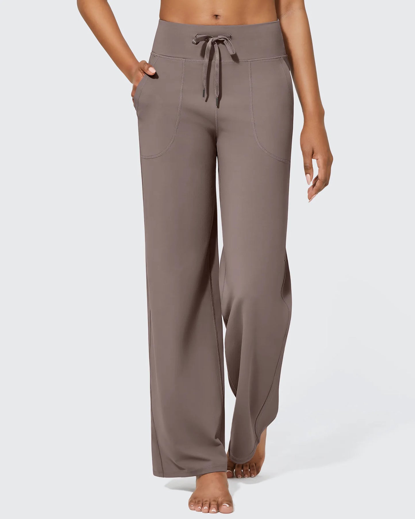Pantalones anchos de cintura alta EverGoing Business Casual Regular