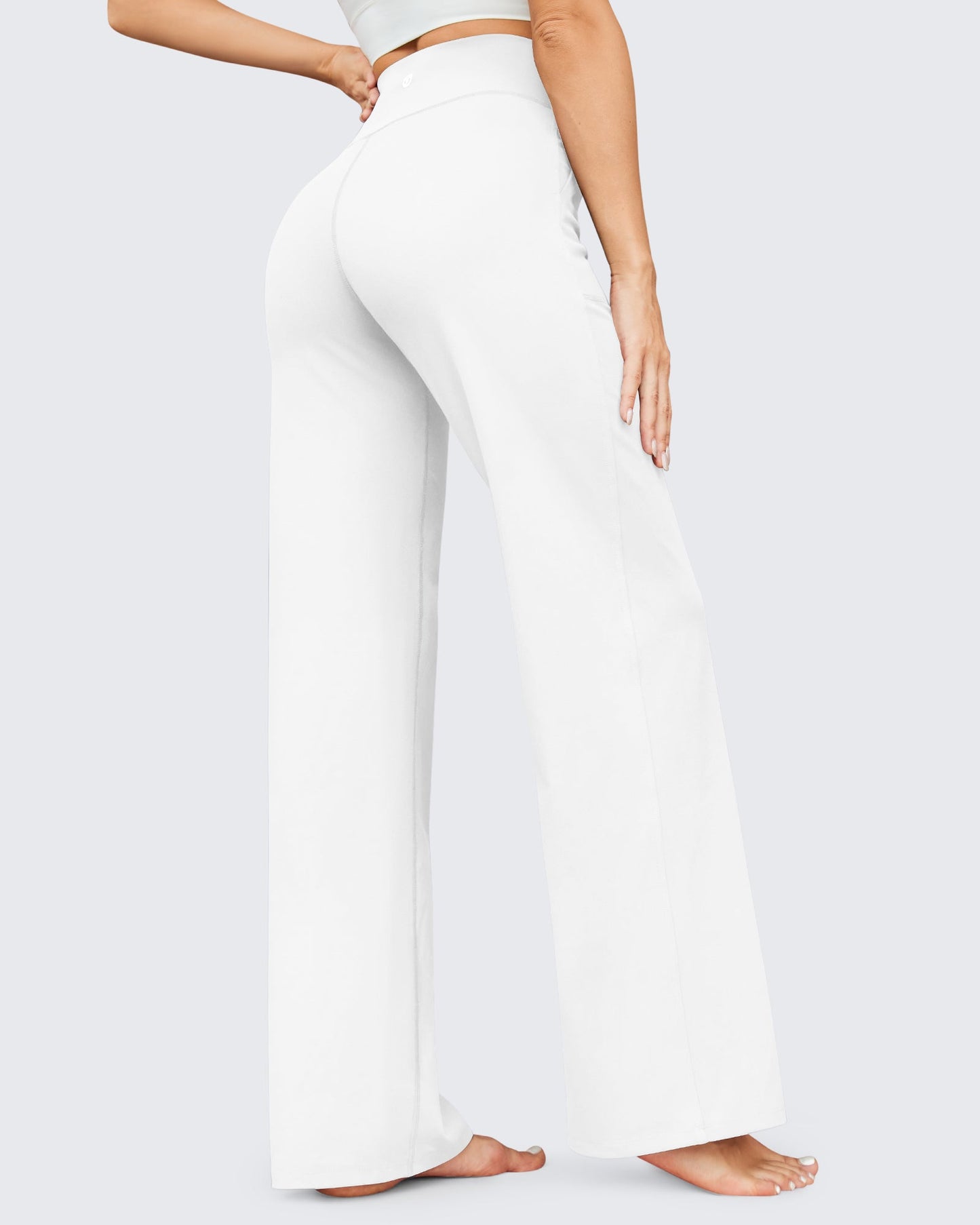 Pantalones anchos de cintura alta EverGoing Business Casual Regular