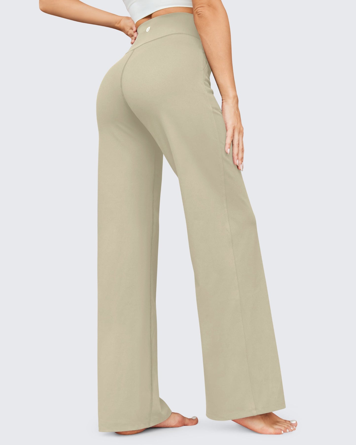 Pantalones anchos de cintura alta EverGoing Business Casual Regular